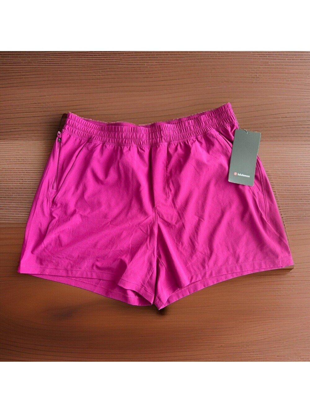Lululemon Pace Breaker XL Unlined 5" Shorts Magenta Purple 4-Way Stretch